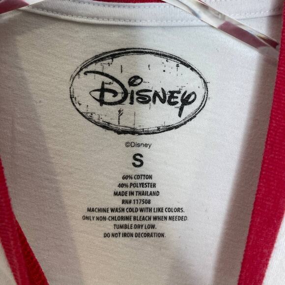 Disney Color Block Short Sleeve Classic Mickey Ringer Tee T-Shirt Small - Picture 2 of 5